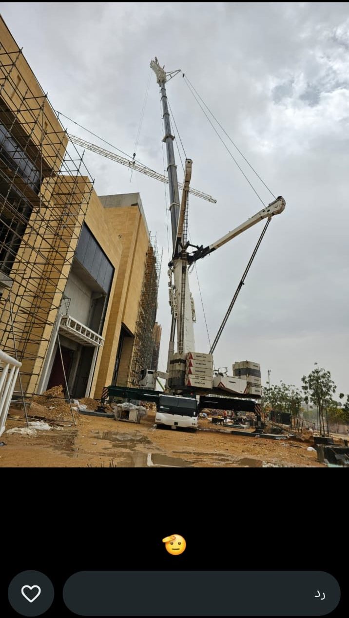 كرينات رفع الحديد والمعدات الثقيلة